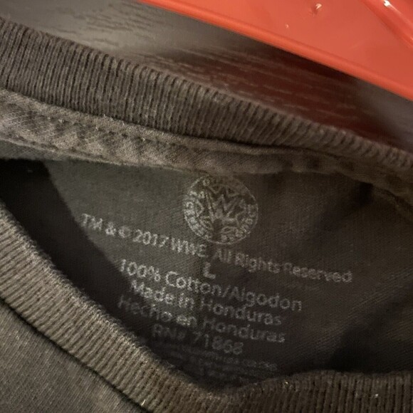 WWE 2017 Boys T-shirt Black John Cena Wresting Cast Large - Picture 4 of 5